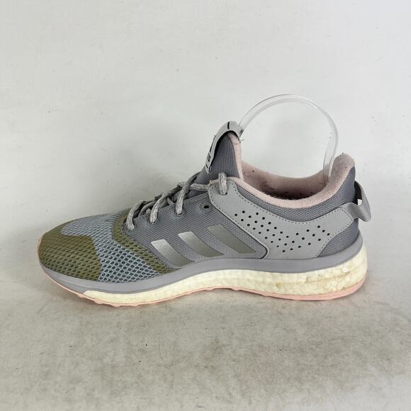 Adidas Response 3 Sneakers Women's 9 Gray Green Lace Up Athletic Shoes AQ6106 - Picture 6 of 10